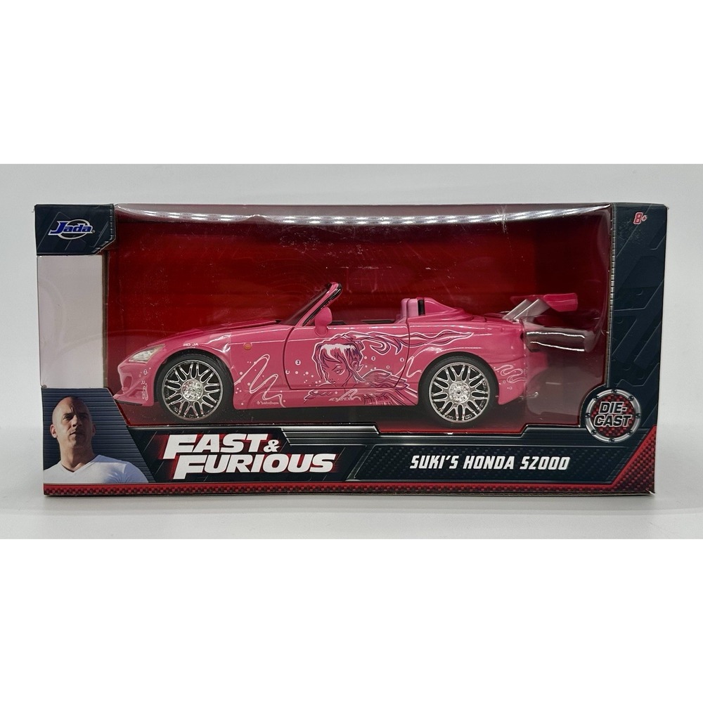 Jada Fast & Furious Suki Honda S2000 Pink 1:24 Diecast 97604 NEW